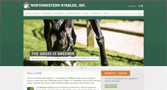 Desktop Screenshot of northwesternstables.com