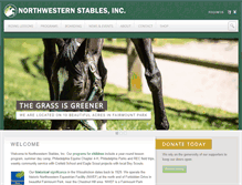 Tablet Screenshot of northwesternstables.com